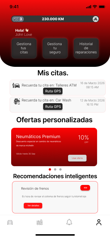Coche-ID App Mockup